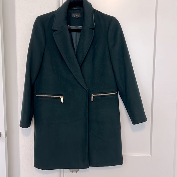 Topshop Jackets & Blazers - Topshop Meg Zip Pocket Coat